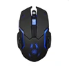 6d blue light usb led wired gaming mechacial computer mouse