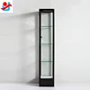 Home Square Glass Showcase Tower Display Square Glass Display Cases For Collectibles