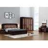 new design high gloss king bedroom furniture set with storage box
