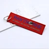 High quality best price beautiful decoration logo printing flight personalized usa souvenir keychain