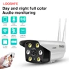 Waterproof WIFI Bullet Camera HD 720P Night Vision Full Color Mode Outdoor Wireless CCTV Camera with 6pcs LED