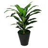 Cheap high quality artificial plants 32 leaves/ 1m green Simulation leaf bonsai Office layout