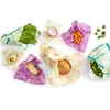 2019 New Arrival Eco Friendly Reusable Food Wraps Sustainable Plastic Free Food Storage Organic Beeswax Wrap Cling Replacement
