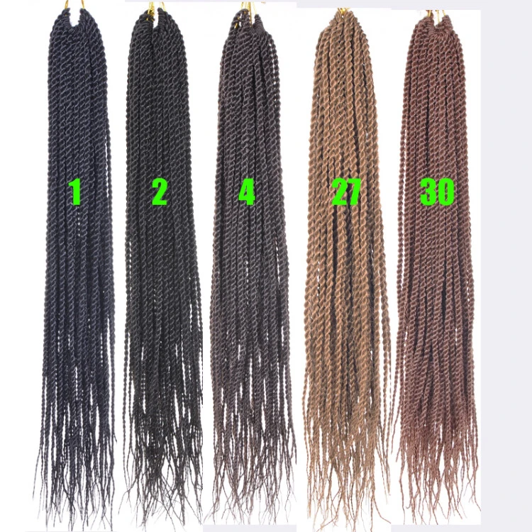 Best Quality 2x Crotchet Twist Braids Ombre Color Thin 2x Braiding