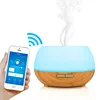 Wholesale 300ML Wood Grain Ultrasonic Aroma diffuser Purifier Atomizer Essential Oil Diffuser with Waterless Auto Shut-off