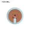 New Sublimation Blank DIY Plastic Hook,Round/Rectangle/Oval Shapes Available