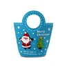 Cute Custom Christmas Cookies Candy Packing Felt Tote Bags