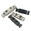 Zinc Alloy Barrel Toggles Stop Clothing Conical Spring Elastic Double String Metal Cord End Stopper