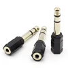 Jack 6.35 mono 6 corners AUDIO CONNECTOR&ADAPTER 6.35MM MONO PLUG TO 3.5 STEREO/MONO JACK