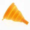FDA Approved 100% Food Grade Silicone Collapsible Funnel Silicone Foldable Kitchen Funnel for Liquid/Powder Transfer
