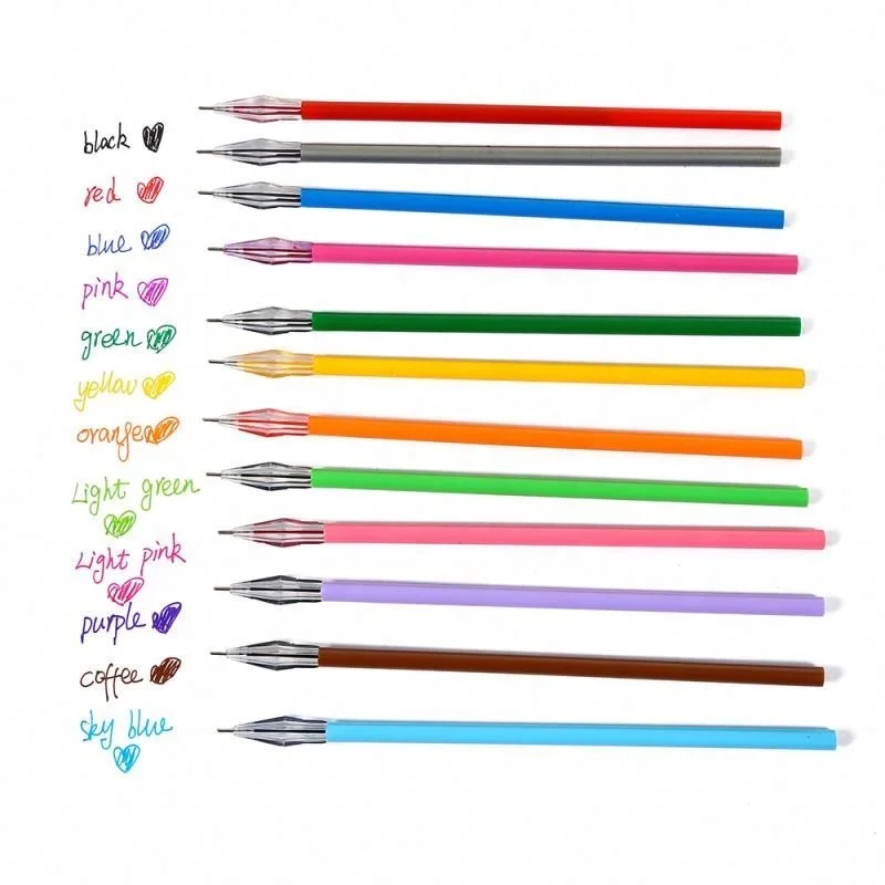 
Unique design non-toxic stylish creative executive color ink pen refill 