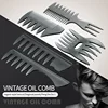 Professional Durable Use Men Large Comb Three-sided Multi-functional Highlight Oil Head Comb