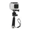 Free Ship Portable Selfie Stick Extendable Monopod for Go Pro+ Adapter for Gopro for cell phone photo and video shooting