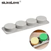SILIKOLOVE DIY Silicone Soap Mold for Handmade Soap Making Forms 3D Mould Round Soaps Molds Fun Gifts