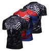 Marvel Super Heroes Boys T-Shirt 3d Printed Sublimation Mens Clothing Compression Short Sleeve plain t shirts for print