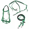 PVC Endurable Racing Halter Bridle Trail Tack Trail Riding Equipment Full Set