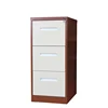 Stainless Cupboard Steel Filing Wood Drawers 3 Metal Storage Drawer File Cabinet For Office School