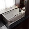 CE certificated Corn hot bath, Dual-side Skirt RT1601 portable massage hot tubs with glass window acrylic whirlpool bathtub