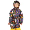 Children's ski suit winter jumpsuit windproof waterproof warm jacket