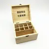 Hot Selling Unfinished Gift Wooden Essential Oil Storage Box