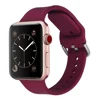New Buckle Soft Sports Rubber Silicone Watch Strap 38mm 40mm 42mm 44mm Replacement Band for Apple Series 4 3 2 1