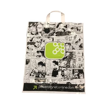 Wholesale Cheap Custom Printed Promotional Bio Degradable Clothing Packaging Plastic Bag With ...