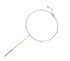 Custom coordinate necklace bar, personalized customized jewelry, simple vertical design necklace niche design fashion jewellery