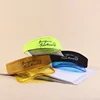 custom transparent plastic pvc brim sun uv protection visor cap hat wholesale