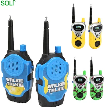Hot Sale Walkie-talkie Remote Call Outdoor Child's Interactive My First Own Cell Study Toy Phone Cartoon Kids Walkie Talkie