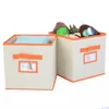 Home Decorative Containers Storage Bin Set of 6 Kids Toy Organize Clothes Storage Foldable Fabric Drawers Storage Cubes