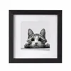 Cheap Polystyrene material 6X6 7inch 8X8 10X10 square picture photo frame with mat