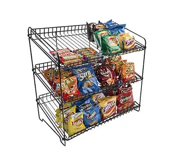 Metal Rack Storage Shelf Food Display Supermarket Snack Display