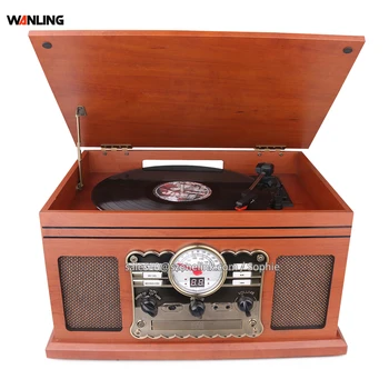 Retro Tocadiscos Grabador De Cd Vintage Turntable Record Player