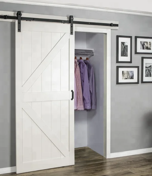 عالية الجودة انزلاق باب الحظيرة الأجهزة | باب غرفة خشبي الصينية الموردين