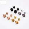 16G Rose Flower Stainless Steel Ear Piercing Studs Cartilage Earrings Tragus Helix Piercing