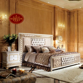 0062w 2 White Gold Decor Bedroom Sets Furniture Luxury Wooden King Size Bed Buy Bed Decor Bedroom Sets Luxury King Size Wooden Bed Product On