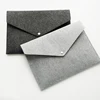 Custom Logo Printed A4 Felt File Folder,Polyester Felt Document Bag