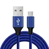28awg/1p 24awg/2c Universal Replacement Micro Android Nylon Braided Fast Charging Usb Cable