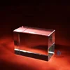top grade fantastic customized home decoration 3d laser square clear blank crystal cubes for engraving on sale