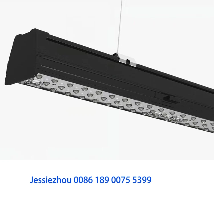 80w 160lm/w 1500mm ceiling mounted garage LED linear trunking system lighting