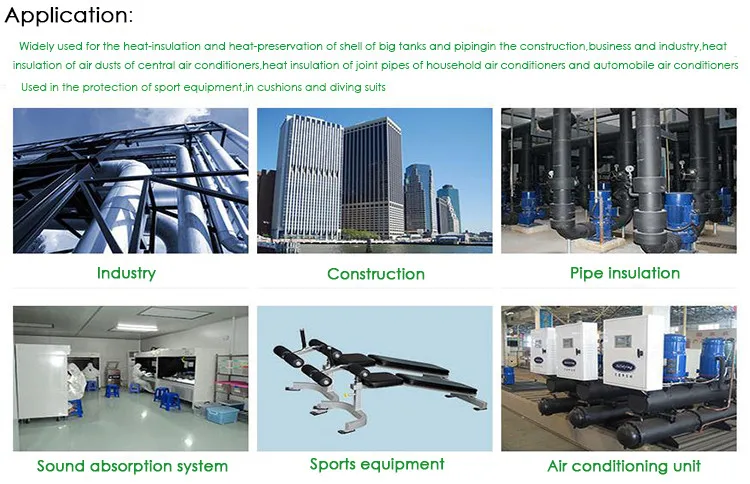 China Supplier Superlon Nitrile Rubber Foam Sheet for Hot & Cold Insulation