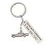 Drive Safe I Need You Here Safety Driving Angel Wing Car Pendant Key Chain