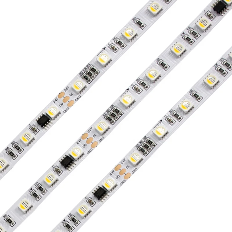 24v 60led/m rgbw 5050 waterproof addressable ucs2904 flexible led tape