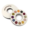 Personalized Glitter Cream Diamond Eyeshadow Palette Private Label Donut Packaging Cosmetics Makeup Vendor