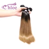 Chloe Cuticle Aligned Brazilian Hair China Suppliers,1B#27 Color Ombre Straight Hair Weaves