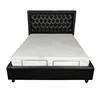 Folding massage adjustable bed with head board and mattress