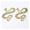 snake shape rhinestone hot fix transfer patterns for garments