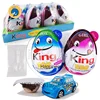 king joy big surprise chocolate egg with toy car choco cream with biscuit