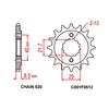High Performance 520 Chain 16T Chain Wheel for Kawasaki