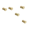 Brass hook Solid Cupboard Cabinet brass pull handle and Knobs